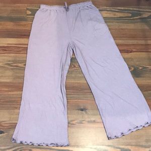 Cotton lounge pants with pockets M
